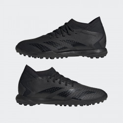 adidas Predator Accuracy.3 TF Synthetic Field Football Cleats - Black/Black/Black - GW4639