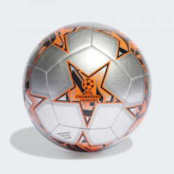 adidas UEFA Champions League club 23/24 Group Stage Football Ball - Silver Metallic/Black/Solar Orange - IA0950