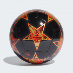 adidas UEFA Champions League club 23/24 Group Stage Football Ball - Black/Gold Metallic/Solar Orange - IA0947