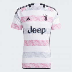 Maillot adidas Juventus  Extérieur 2023/24 pour homme - Blanc/Rose - HR8255
