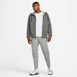 Nike Therma Men's Hooded Jacket - Charcoal Heathr/Dk Smoke Grey/Black - DQ4830-071