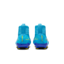 Nike Jr. Mercurial Zoom Superfly 9 Academy KM FG/MG Cleats - Baltic Blue/White - DO9790-400