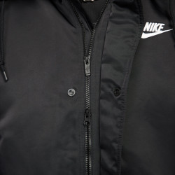 Nike Stadium Club Men's Parka Jacket - Black/White - FB7320-010