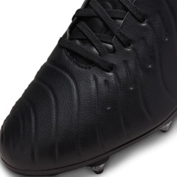 Nike Tiempo Legend 10 Academy SG-Pro Anti-Clog Traction Cleats - Black/Chrome-Hyper Royal - DV4338-040