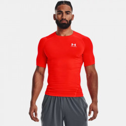 Under Armor Men's HeatGear® Armor Short Sleeve T-Shirt - Bolt Red/White - 1361518-810