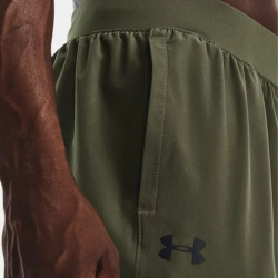 Under Armour Men's Stretch Woven Pants - Green/Black - 1366215-390