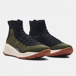Chaussures de basketball Under Armour Curry 4 - Black/Rifle Green - 1298306-008