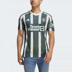 adidas Manchester United FC 23/24 Away Jersey - Green/White/Red - HR3675