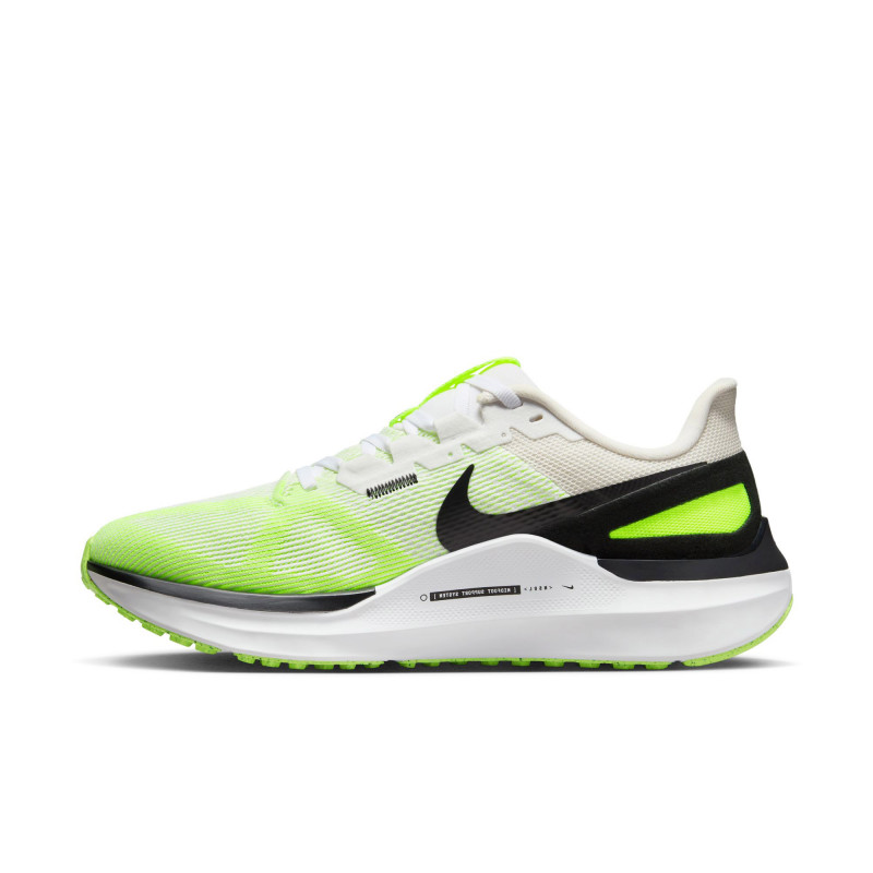 Chaussures de course Nike Structure 25 - White/Black-Volt-Phantom - DJ7883-100