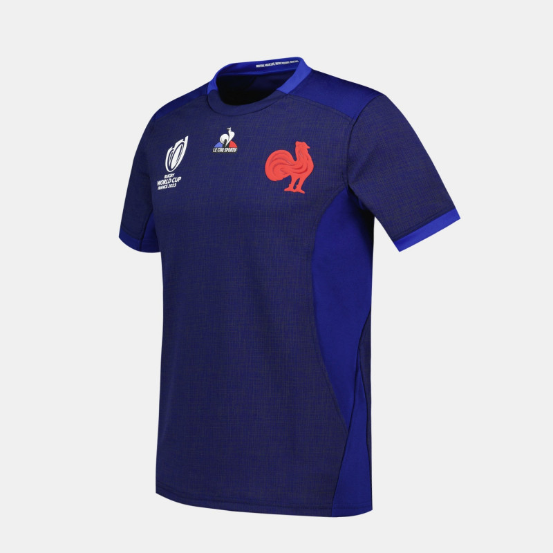 Le Coq Sportif XV de France Replica 2023 World Cup Jersey for Men - Blue