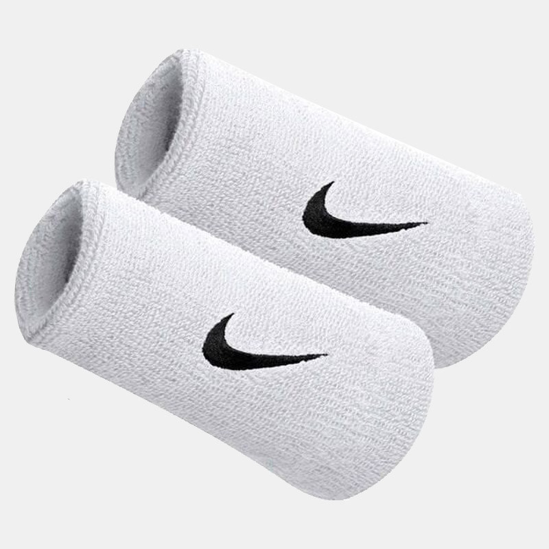 Serre-poignets double largeur Nike Doublewide Wristbands - Blanc/Noir - NNN05-101