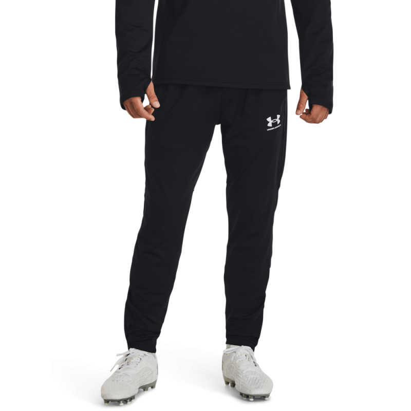 Pantalon d'entraînement de football Under Armour Challenger pour homme - Black/White - 1379587-001