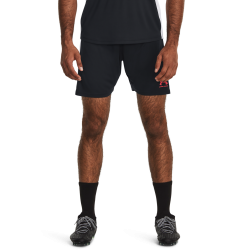 Under Armor Challenger Men's Mesh Football Shorts - Black/Beta - 1379507-003