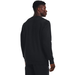 Under Armour Essential Fleece Sweatshirt for Men - Black/White - 1374250-001