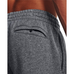 Pantalon de jogging Under Armour Essential Fleece pour homme - Pitch Gray Medium Heather/White - 1373882-012