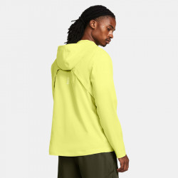 Under Armour Men's Outrun The Storm Jacket - Lime Yellow/Marine OD Green/Reflective - 1376794-743