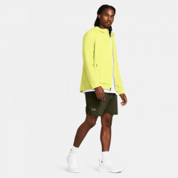 Under Armour Men's Outrun The Storm Jacket - Lime Yellow/Marine OD Green/Reflective - 1376794-743