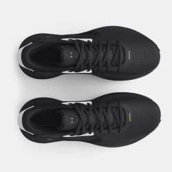 Chaussures de basketball Under Armour Lockdown 6 unisexes - Black/Black/Metallic Gold - 3025616-003