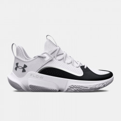 Under Armour Flow FUTR X 3 unisex basketball shoes - White/White/Black - 3026630-100