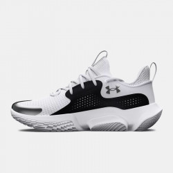 Chaussures de basketball Under Armour Flow FUTR X 3 unisexe - White/White/Black - 3026630-100