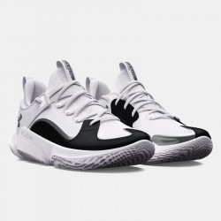 Chaussures de basketball Under Armour Flow FUTR X 3 unisexe - White/White/Black - 3026630-100