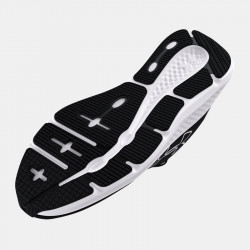 Chaussures de course Under Armour Charged Pursuit 3 Big Logo pour homme - Black/Black/White - 3026518-001