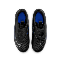 Nike Jr. Phantom GX Academy FG/MG children's cleats - Black/Ultimate Royal/Chrome - DD9549-040