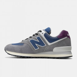 New Balance 574 Cordura Men's Shoes - Grey/Blue - U574KGN