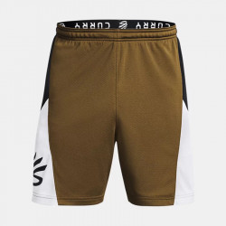 Short de basketball Under armour Curry Splash pour homme - Coyote/Team Kelly Green - 1380327-498