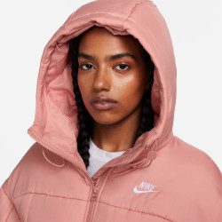 Nike Sportswear Therma-FIT Essentials Hooded Jacket - Red Stardust/White - FB7672-618