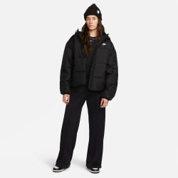 Nike Sportswear Therma-FIT Essentials Hooded Down Jacket - Black/White - FB7672-010