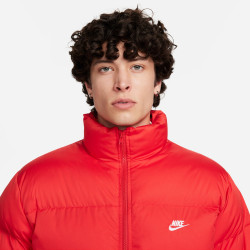 Nike Sportswear Club Men's Down Jacket - University Red/White - FB7368-657