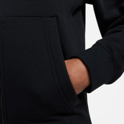 Veste à capuche molleton Nike Sportswear Club Fleece - Noir/Blanc - BV2645-010