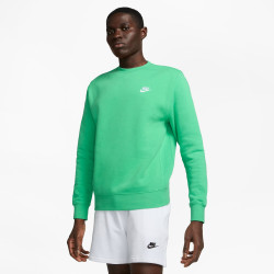 Sweat Nike Sportswear Club Fleece - Vert printemps/Blanc - BV2662-363