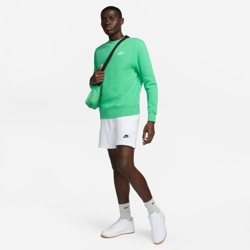 Nike Sportswear Club Fleece Men's Sweatshirt - Spring Green/White