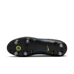 Crampons Nike Zoom Mercurial Superfly 9 Academy SG-Pro Anti-Clog Traction - Black/Chrome-Hyper Royal - DJ5628-040