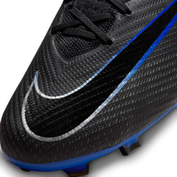Nike Zoom Mercurial Vapor 15 Elite FG Cleats - Black/Chrome-Hyper Royal - DJ4978-040