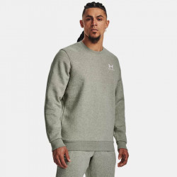 Under Armor Essential Fleece Sweatshirt for Men - Grove Green/White - 1374250-505