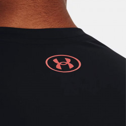 Men's HeatGear® Short Sleeve Fitted Top - Black/Beta - 1377160-003