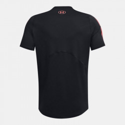 Men's HeatGear® Short Sleeve Fitted Top - Black/Beta - 1377160-003