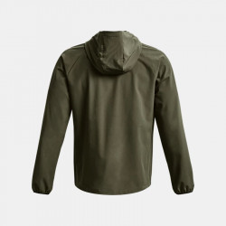 Under Armour Stretch Woven Men's Windbreaker Jacket - Marine OD Green/Black - 1377171-390