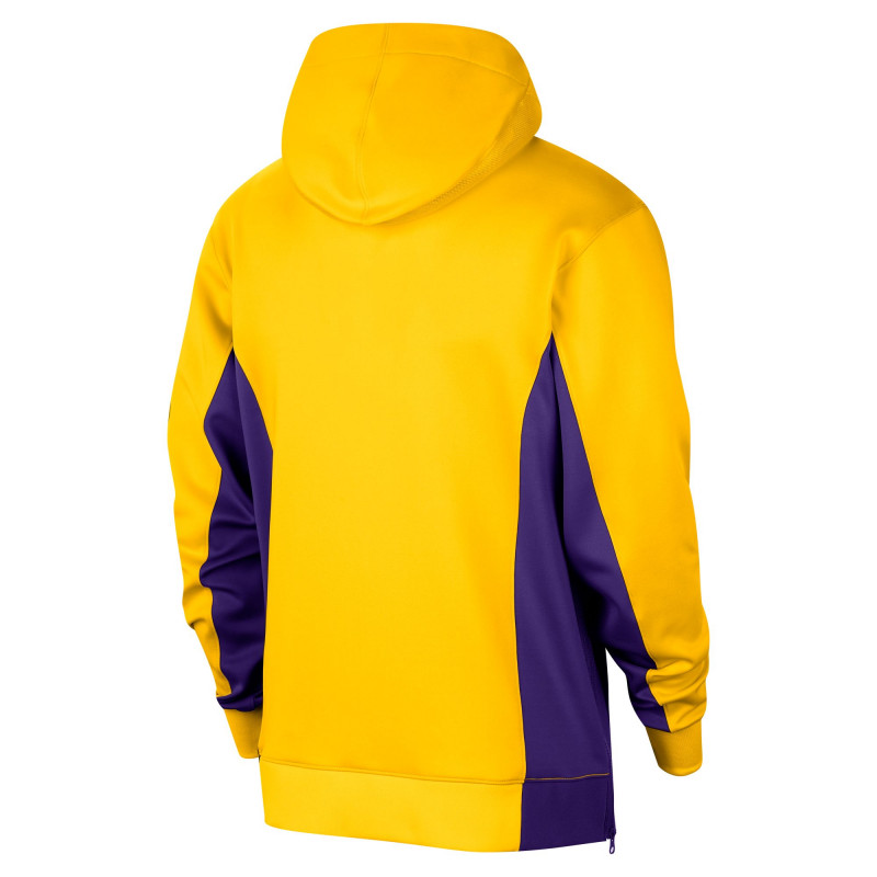 Nike Los Angeles Lakers Showtime Hooded Jacket - Amarillo/Field Purple/Field Purple