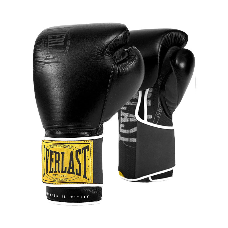 Gants de boxe Everlast 1910 Classic Boxing Gloves mixte - Black - 7236X1-70-8