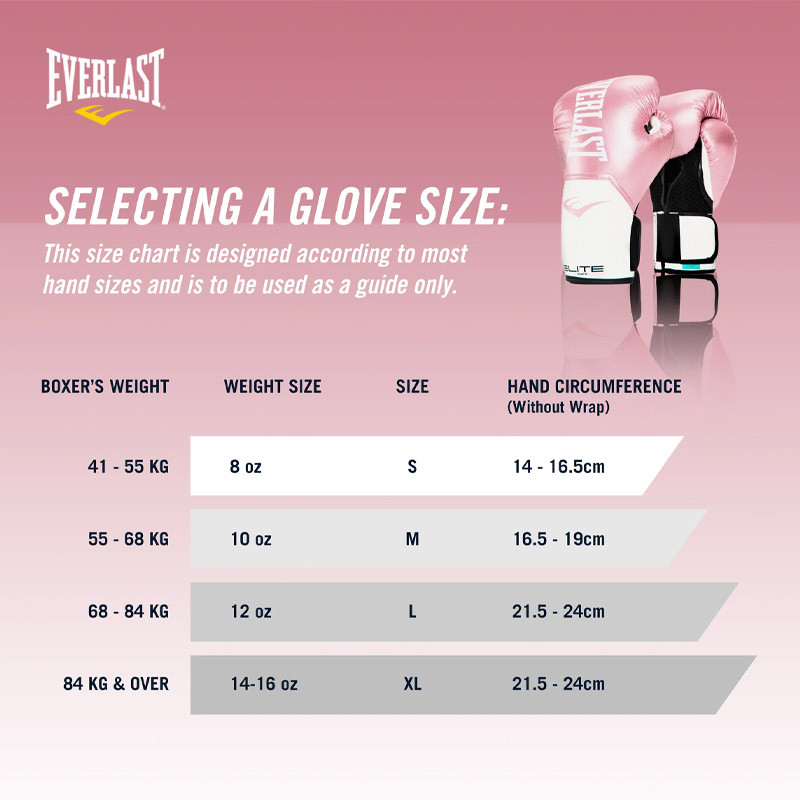Everlast Prostyle Elite Boxing Gloves for Women - Pink