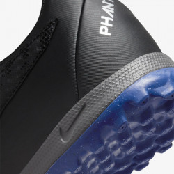 Nike Phantom GX Academy TF Artificial-Turf Football Boots - Black/Ultimate Royal/Chrome - DD9477-040