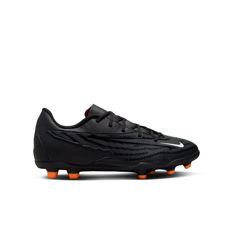 Nike Jr. Phantom GX Club fg/mg Multi-Surface Football Cleats for Teens - Black/Orange - DD9564-010