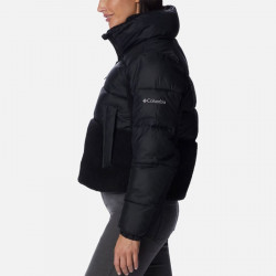 Columbia Leadbetter Point™ Hybrid Sherpa Down Jacket for Women - Black - 1955243-010