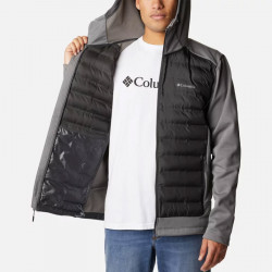 Columbia Out-Shield™ Men's Hooded Fleece Jacket - City Grey/Shark - 1955873-023