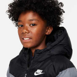 Doudoune à capuche Nike Sportswear - Black/Cool Grey/White - FN7730-013