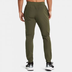 Pantalon d'entraînement Under Armour Stretch Woven Cold Weather pour homme - Marine Od Green/Black - 1379683-390
